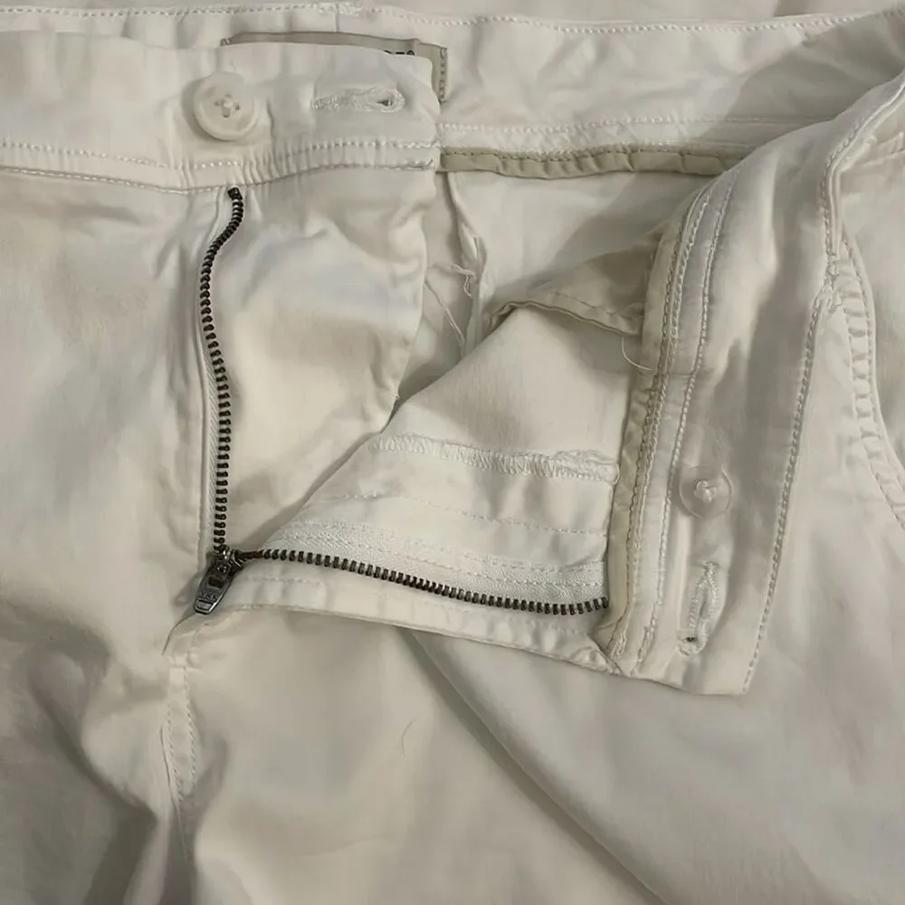 Liverpool Jeans White Johnny Short Womens Size 16 / 33 Stretch XM9068th